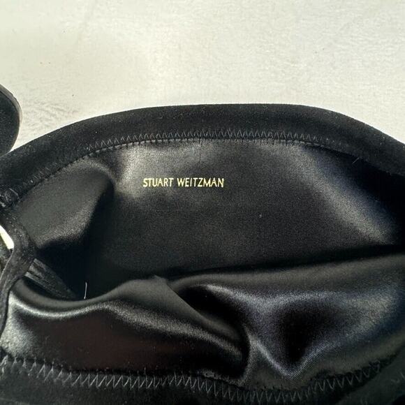 Stuart Weitzman Highland Boots Over Knee Size 9.5 Black Suede Leather MSRP $950 - Picture 7 of 11